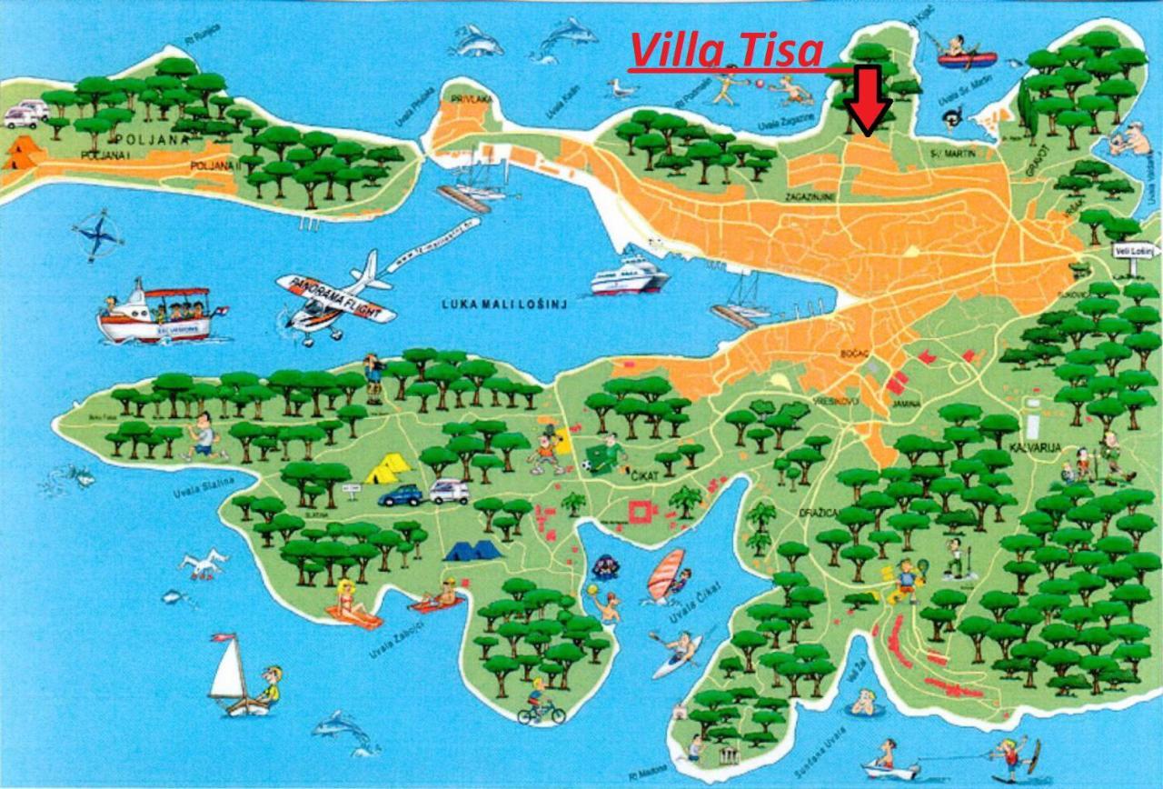 Apartments Vila Tisa Mali Lošinj Kültér fotó